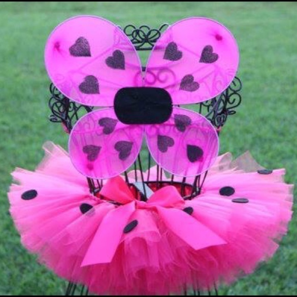 Ladybug Tutu - Toddler Halloween Costume NB